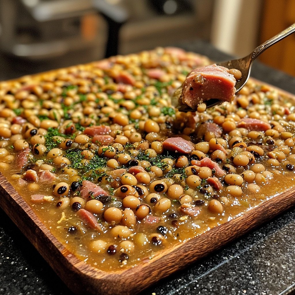 Black Eyed Peas Smoked Ham Hocks