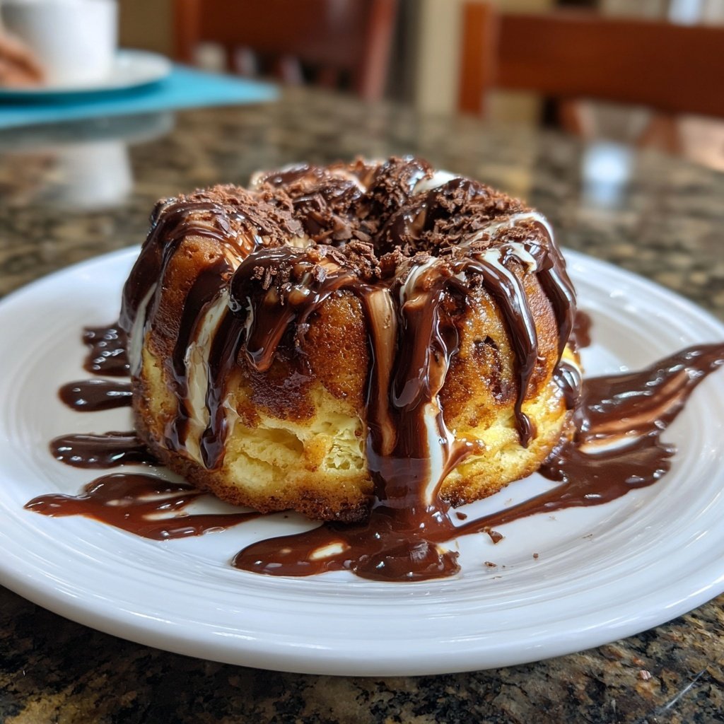 Chocolate Vanilla Mug Cake
