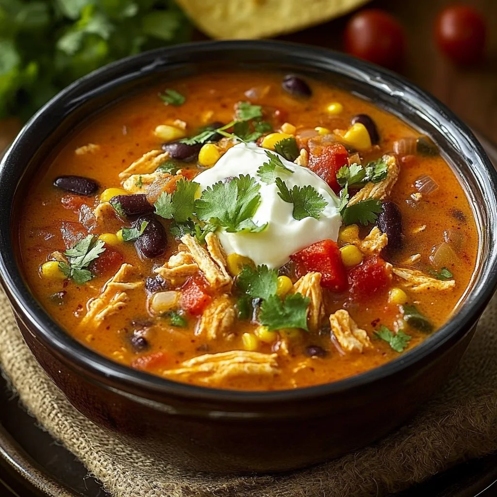 Chicken Enchilada Soup