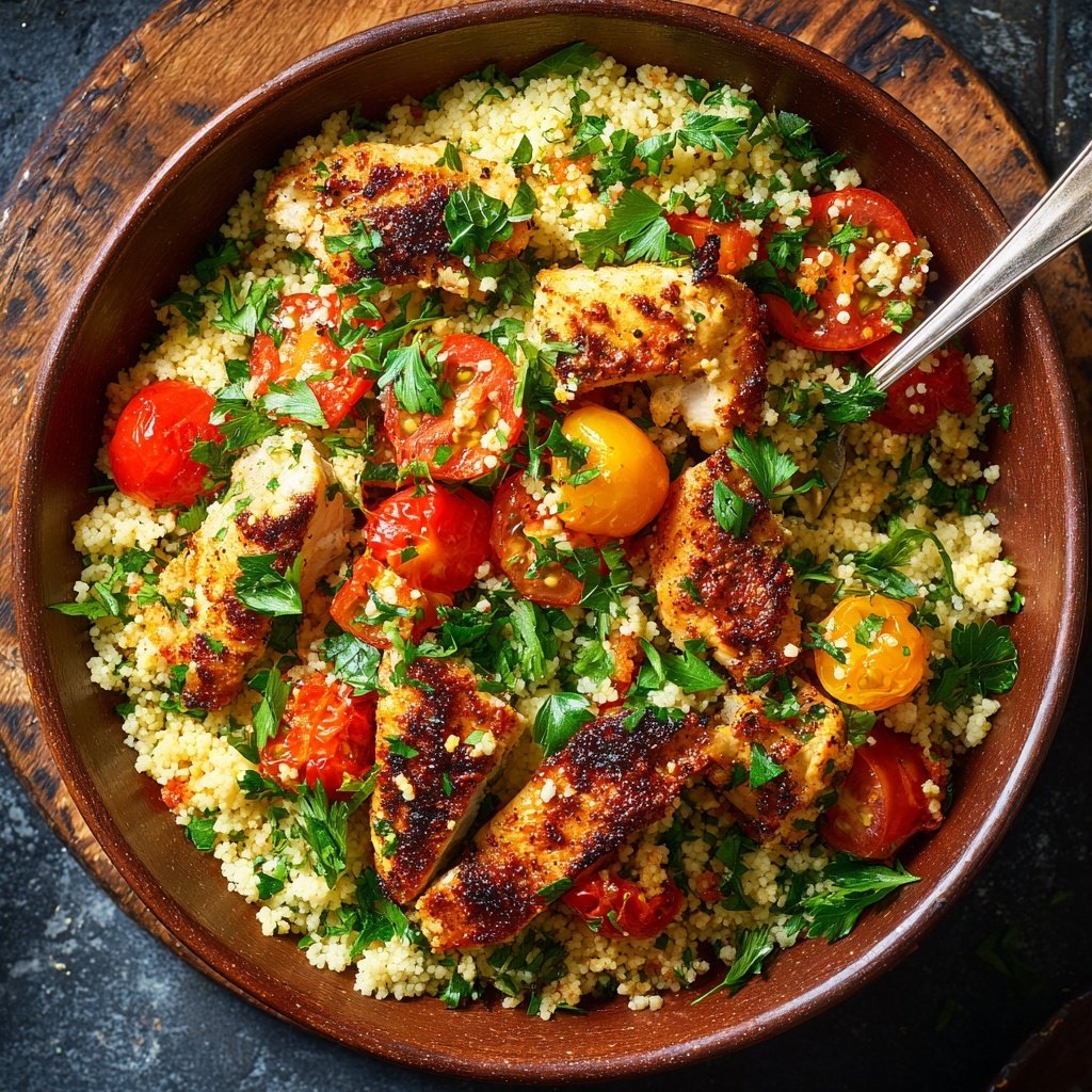 Mediterranean Chicken Bowls with Couscous