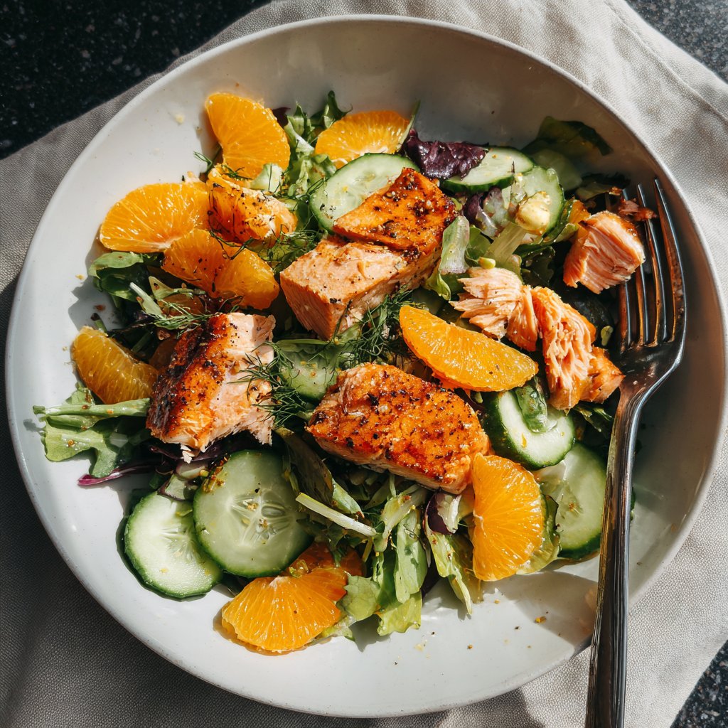 Zesty Citrus Salmon Salad