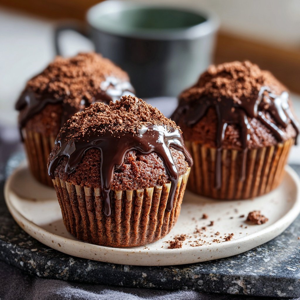 Fluffy Chocolate Mousse Cupcakes