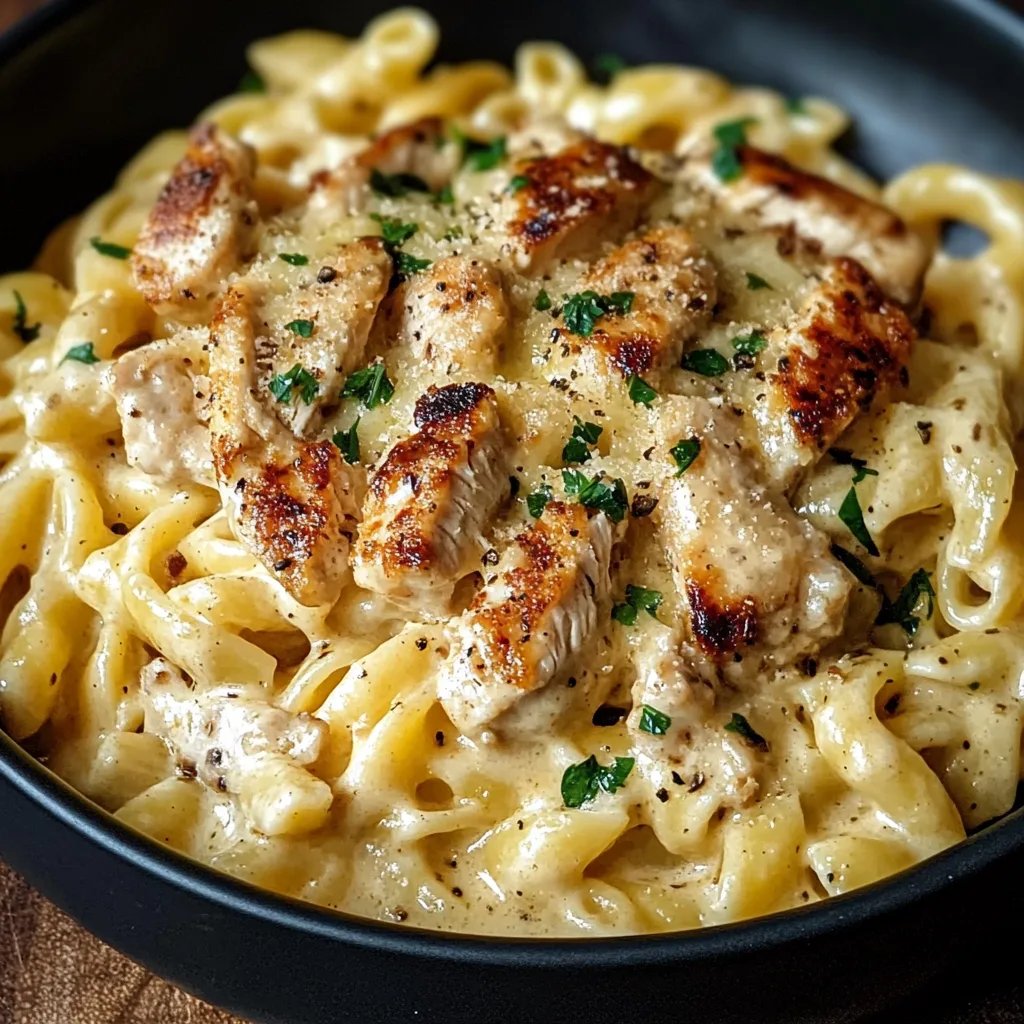 Easy Parmesan Chicken Pasta