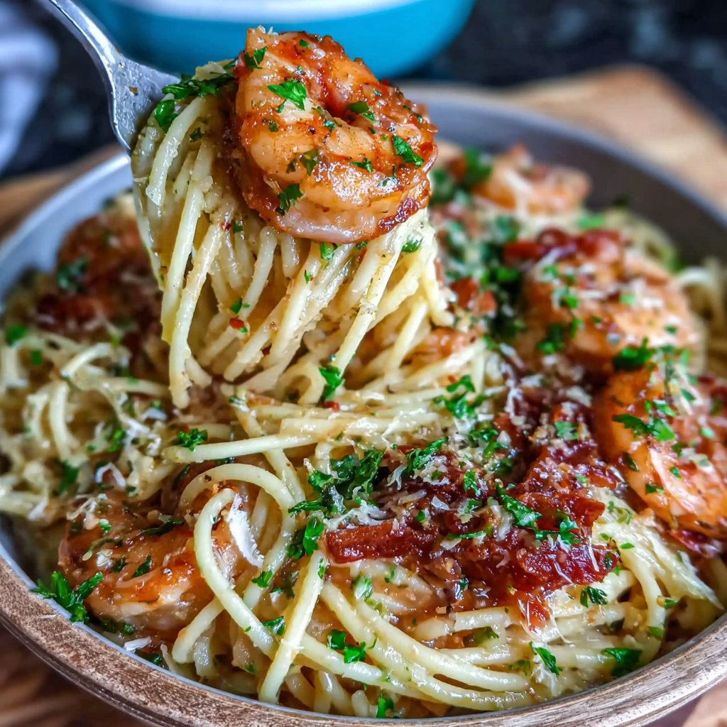 Creamy Cajun Shrimp Pasta