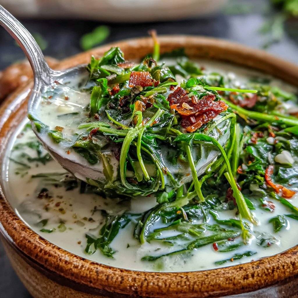 Creamy Dandelion Soup Recipe