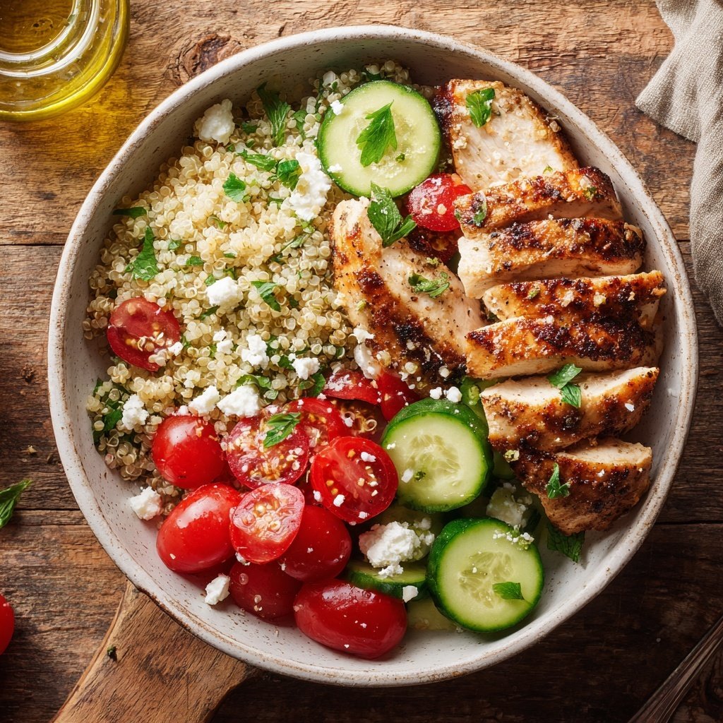 Greek Chicken Grain Bowl
