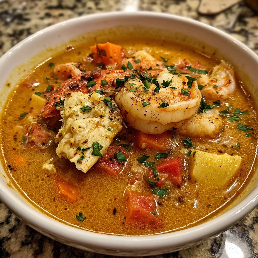 Seafood Bouillabaisse French Stew