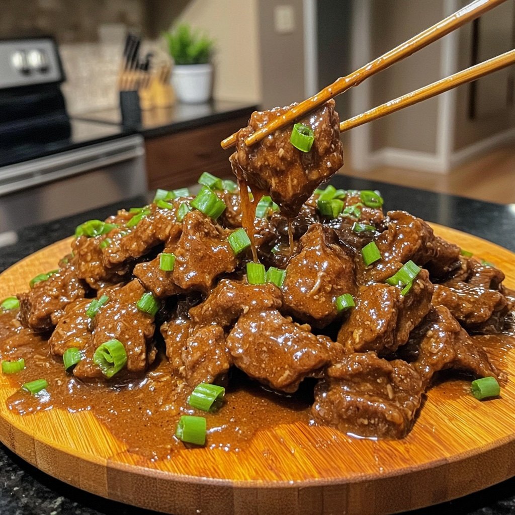 Slow Cooker Mongolian Beef