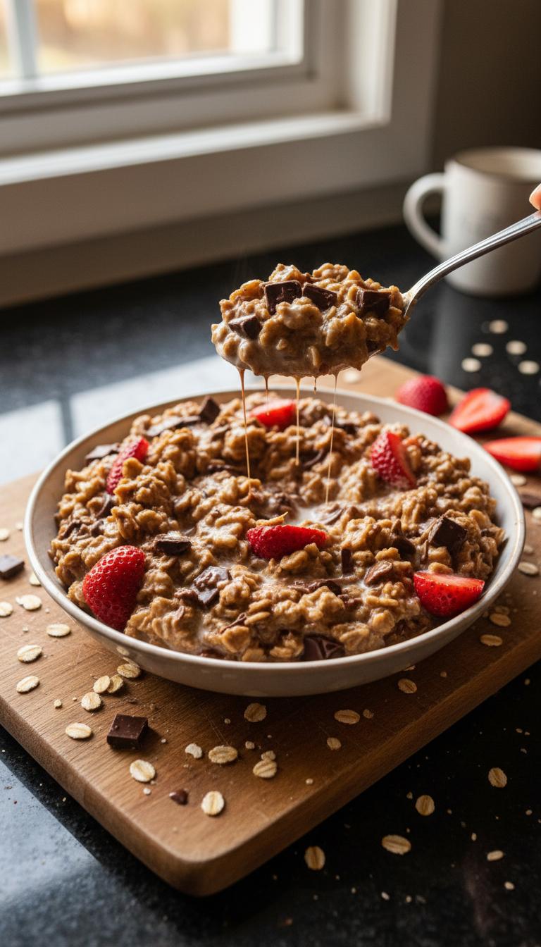 Chocolate Chip Strawberry Oats