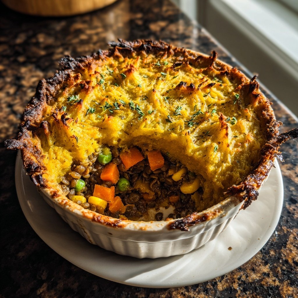 Vegan Shepherds Pie Butternut Squash