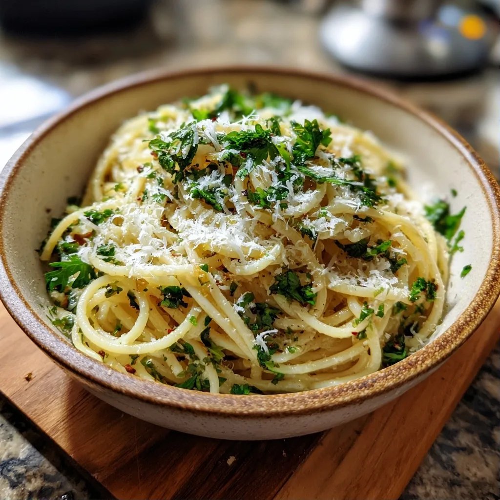 Lemon Garlic Pasta