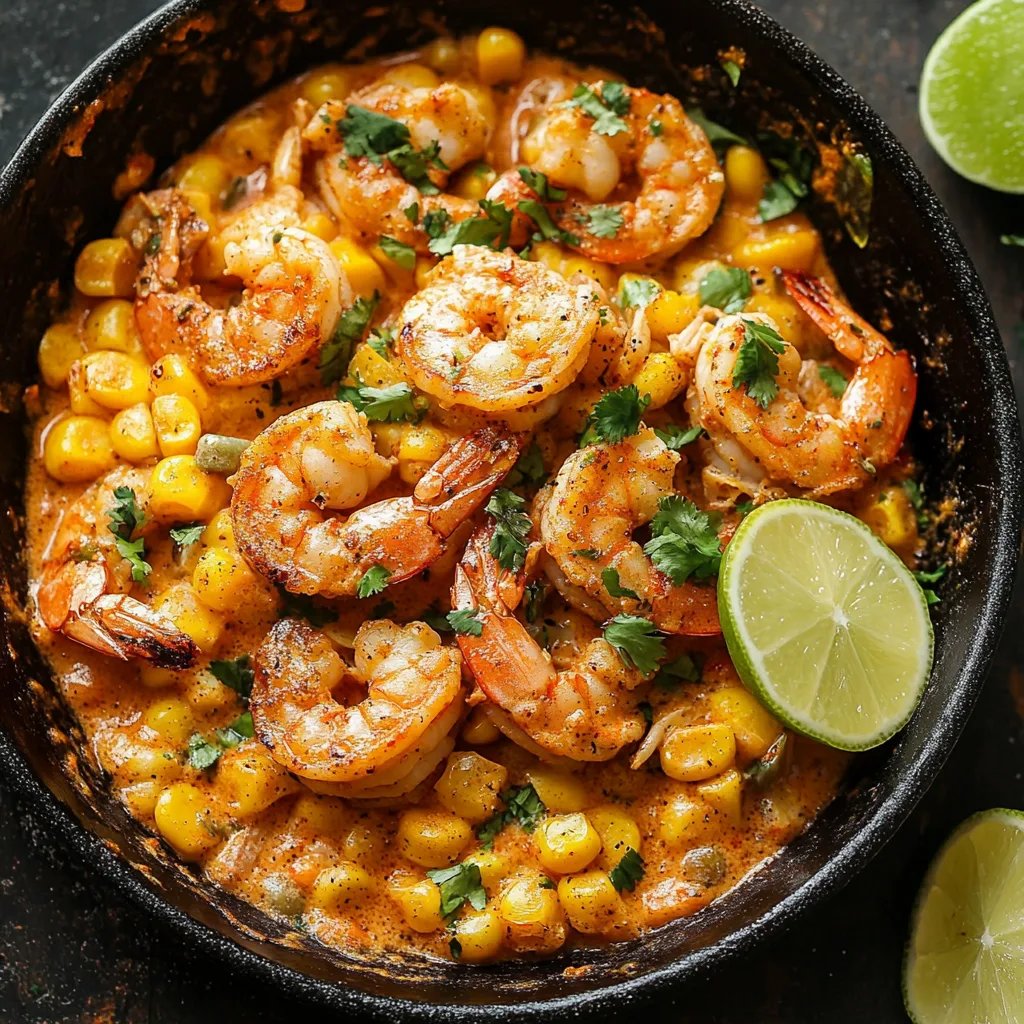 Mexican Street Corn and Shrimp