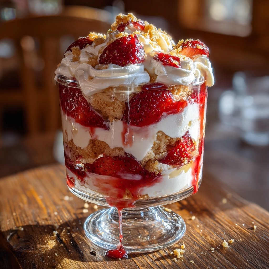 Gourmet Strawberry Shortcake Parfait