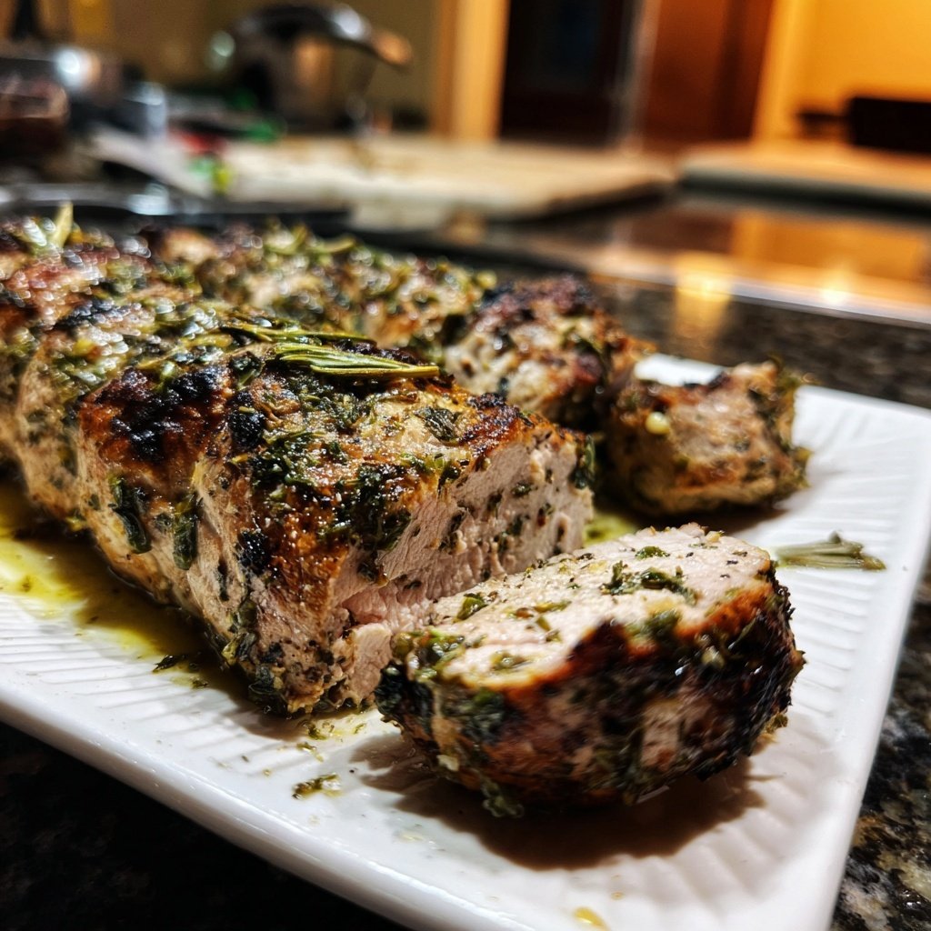 Garlic Herb Pork Tenderloin