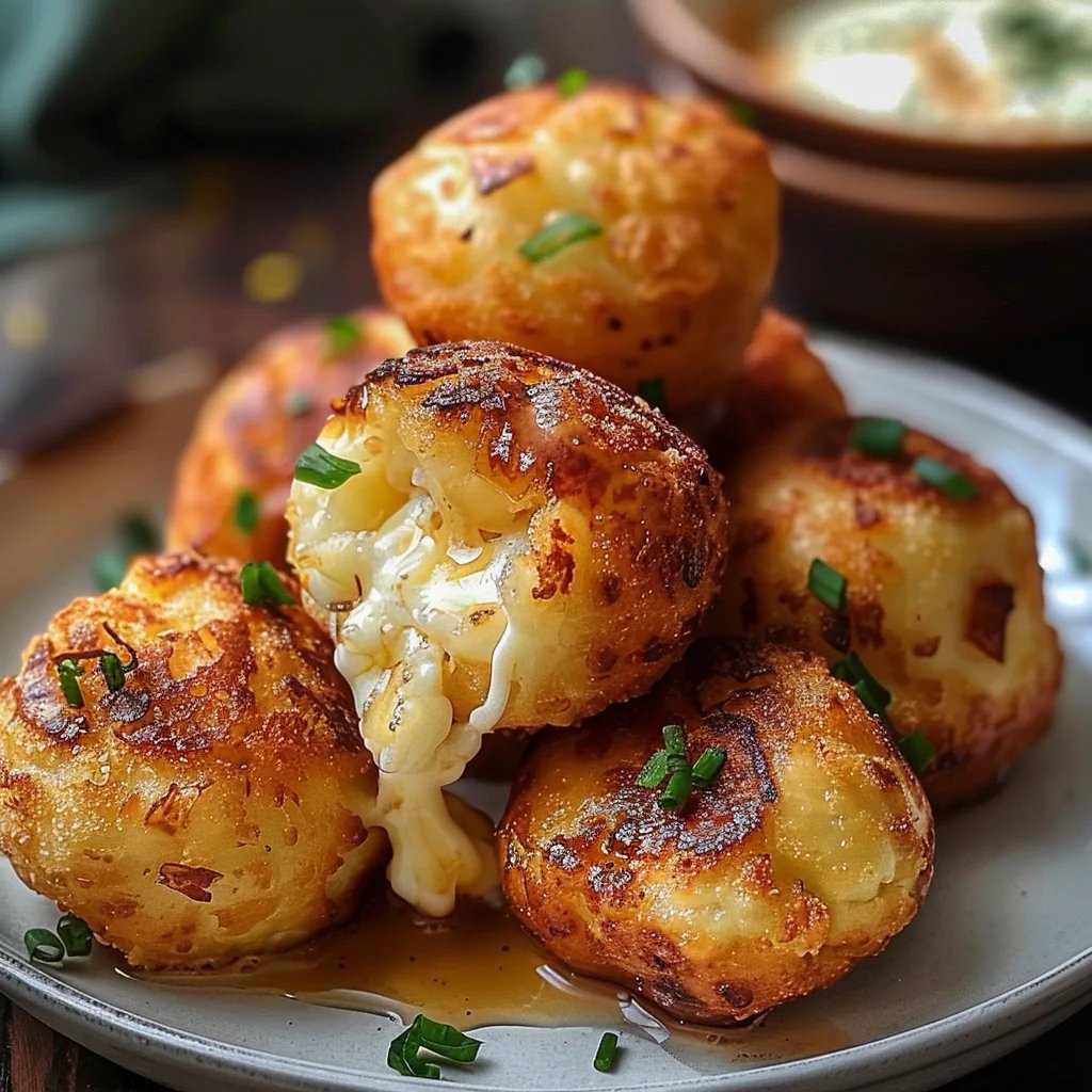 Mashed Potato Cheese Puffs