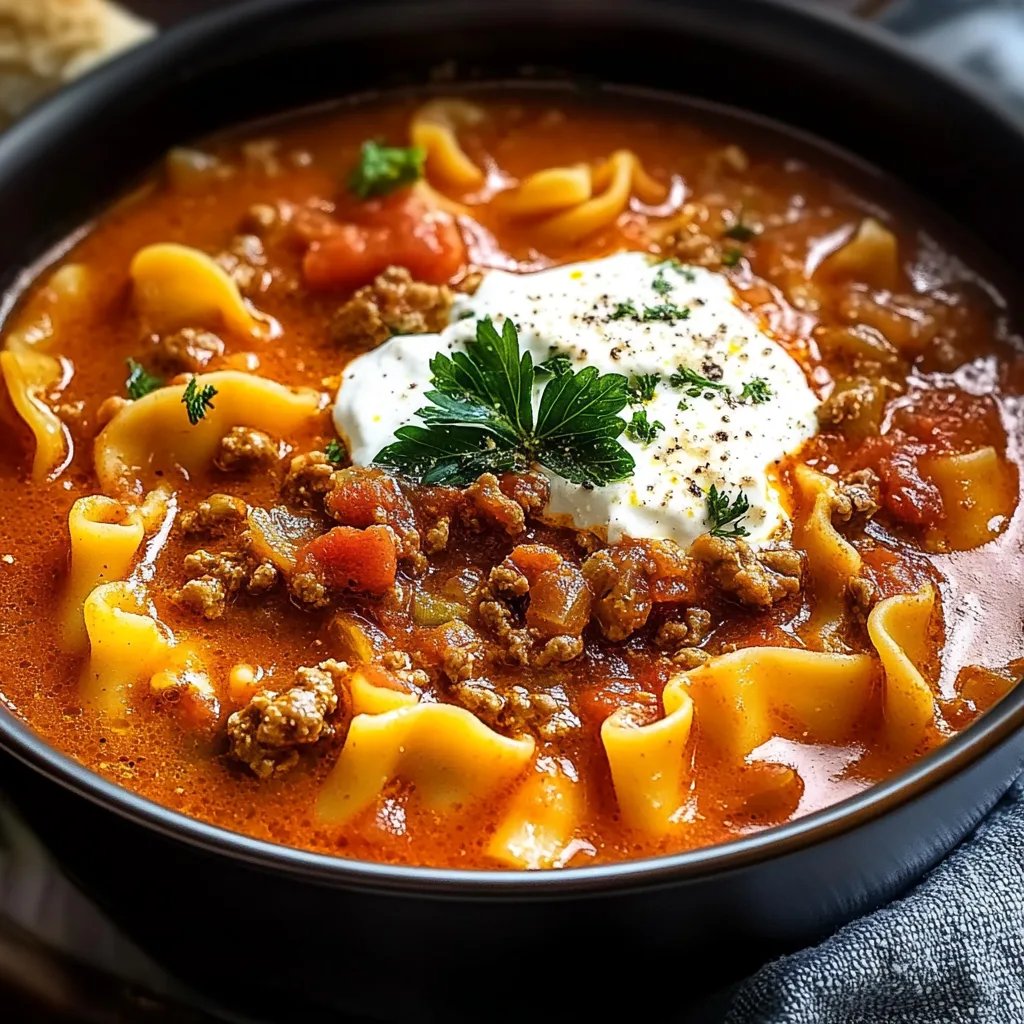 Best Ever One-Pot Lasagna Soup Recipe