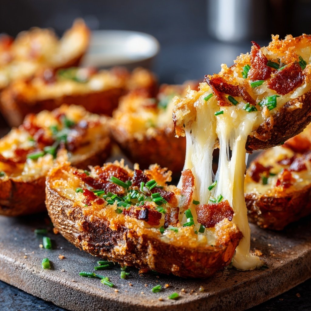 Crispy Airfryer Potato Skins
