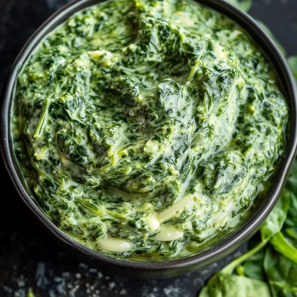 Easy Creamed Spinach Recipe