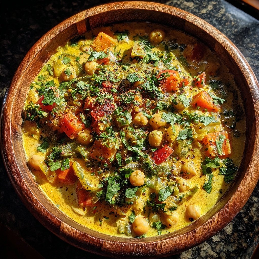 Coconut Curry Chickpea Bowl
