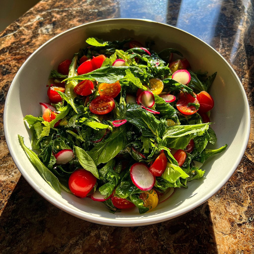 Vibrant Spring Herb Salad